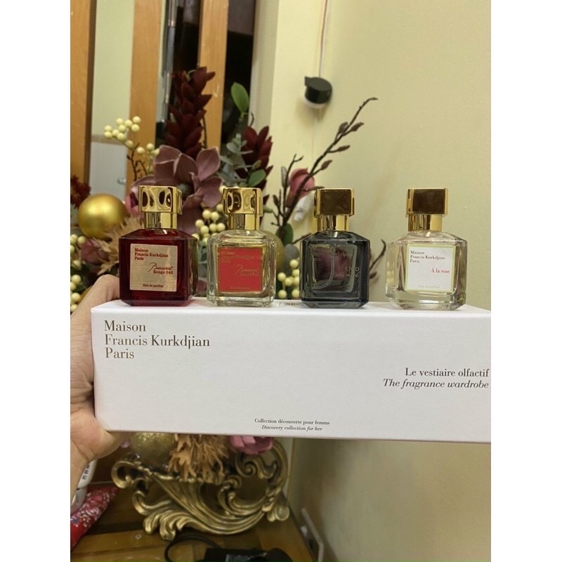 [HÀNG HIẾM] set nước hoa maison francis kurkdjian mini 🌾4 mùi cực phẩm- có tách lẻ 🌺