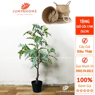 Cây giả, Cây tử đằng giả - Cây giả decor trang trí nhà cửa nội thất phòng khách phòng ngủ