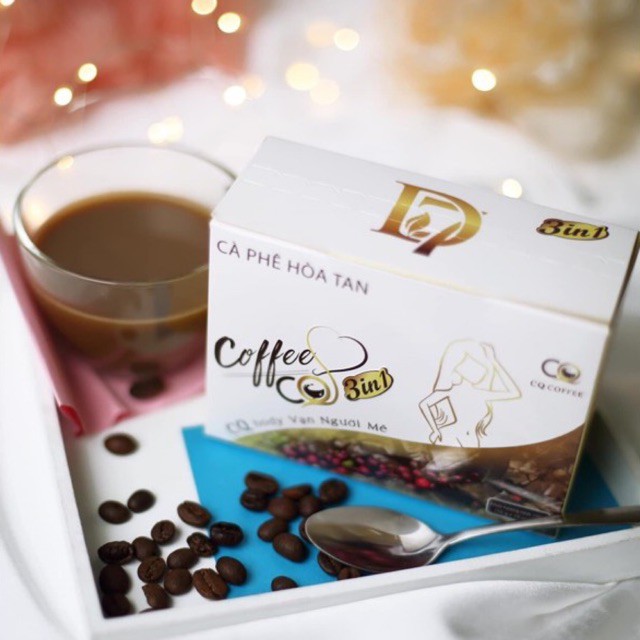 Cafe hoà tan 3in1 tặng 20viên detox x3