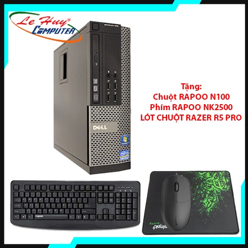 Máy Bộ Dell Optiplex 7010 SFF Core I5-3470 (Ram 4GB/SSD 120GB/DVD/Free OS)