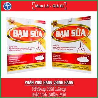 Đạm Sữa hộp 60 viên uống bổ sung kẽm, các vitamin và acid amin cho cơ thể, giúp tăng cường sức khỏe, nâng cao đề kháng