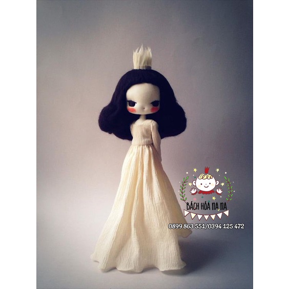 Đồ trang trí thêu tay NHỒI BÔNG / DIY GÓI NGUYÊN LIỆU búp bê thêu tay COOL GIRL / LEE DOLL HANDMADE- BÁCH HÓA NA NA
