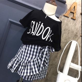 Set áo kèm chân váy c Nắng Hoa