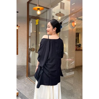 OLV - Áo khoác Black Plain Kimono Coat