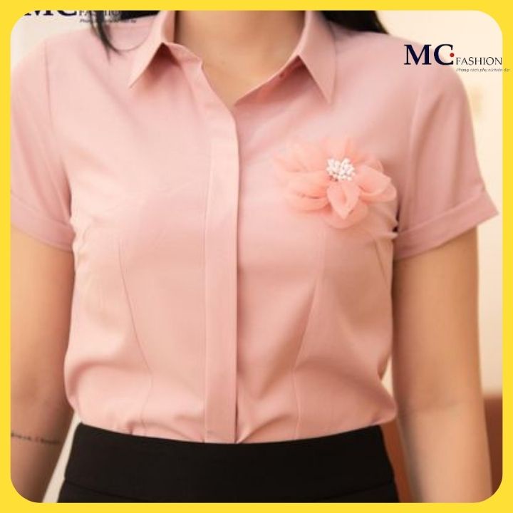 Mẫu Áo Sơ Mi Công Sở Đẹp A650 MC Fashion Silk Nhẹ Mát Dễ Chịu Thấm Hút Mồ Hôi Không Nhăn