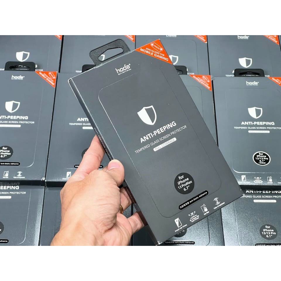 Kính cường lực HODA 2in1 chống nhìn trộm,chống vân tay/chống chói IPhone 12 Pro/12 Pro Max/13 pro/13 Pro Max/14 Pro Max