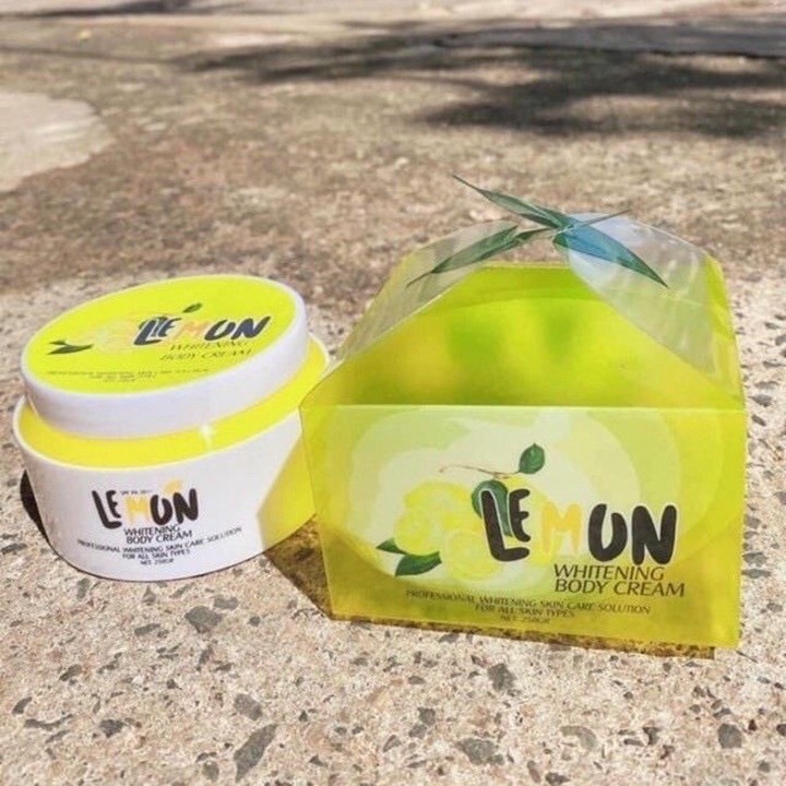 Body Lemon siêu trắng da có hạt tặng kèm hũ lemon x6– LQ309
