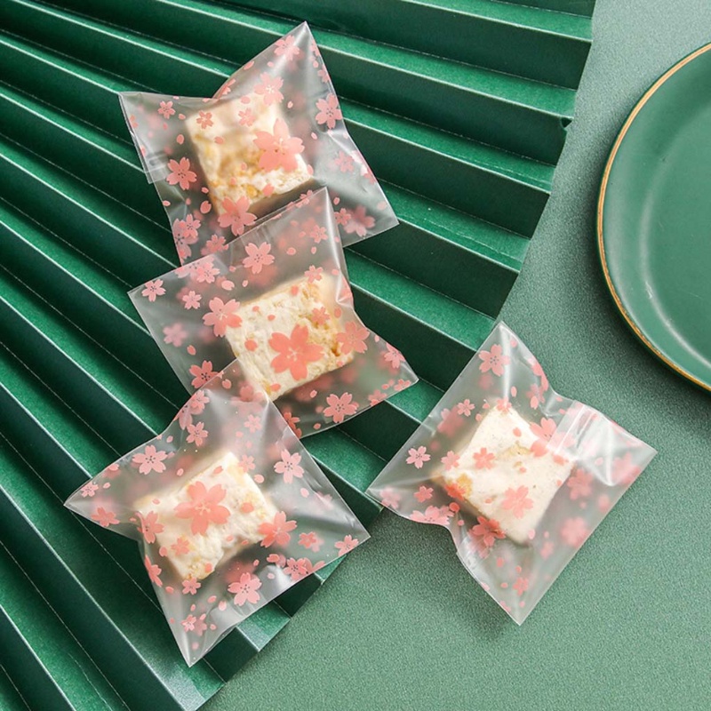 Set 100 túi đựng bánh in họa tiết xinh xắn