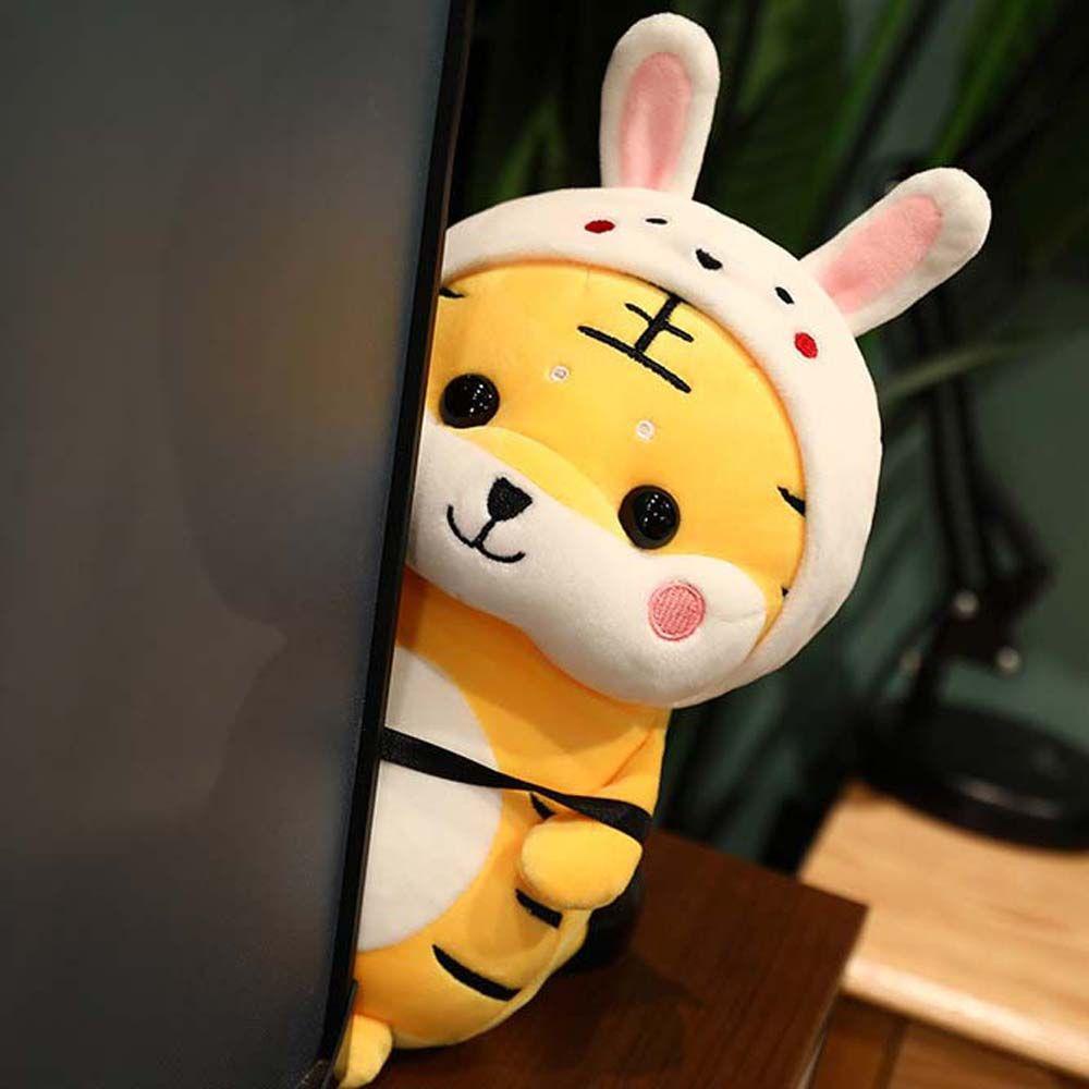 Đồ chơi nhồi bông Hình Khủng Long / Hổ / Thỏ Dễ Thương Trang Trí Nội Thất