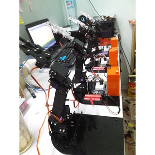 Cánh tay robot 4 bậc đơn giản