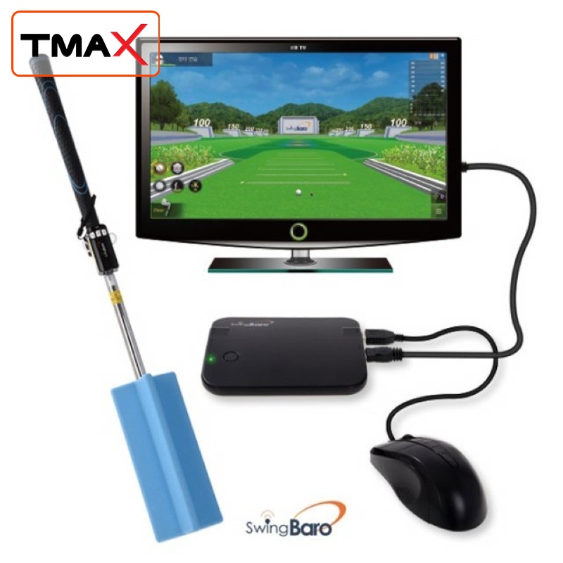 Máy Mô Phỏng Golf 3D Cao Cấp TMAX SWING BARO Chơi Golf Tại Nhà Dễ Dàng 02 Chế Độ Tập Luyện + 05 Chế Độ Short Game.