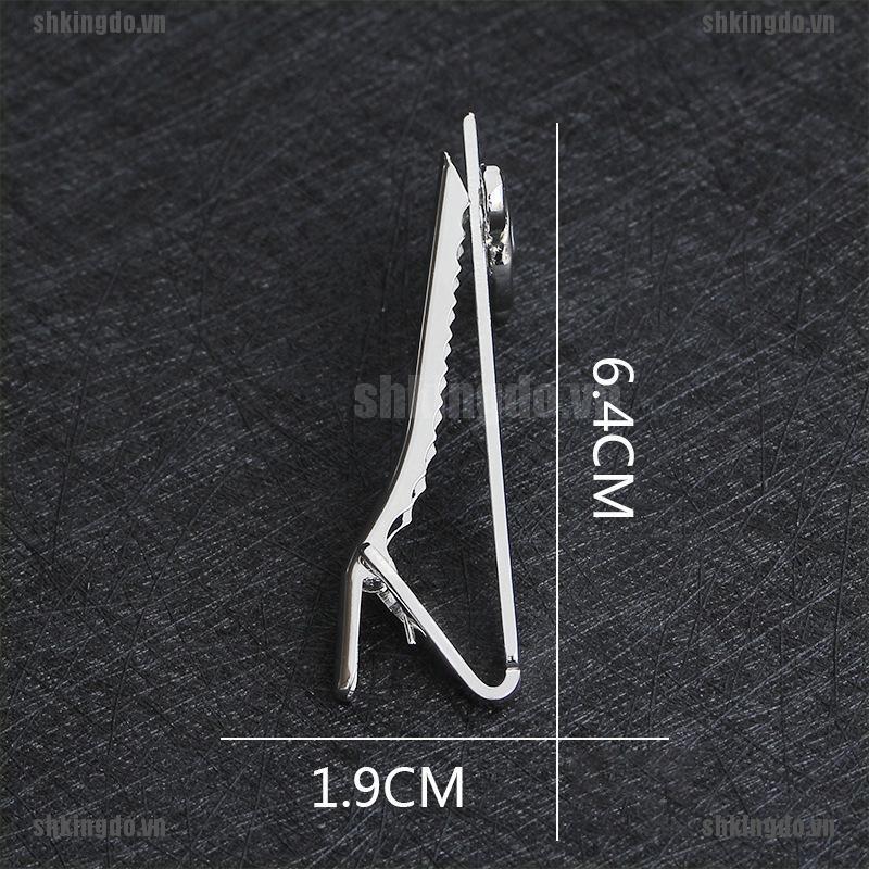 Kẹp cà vạt mạ bạc hình nốt nhạc thời trang tinh tế cho nam