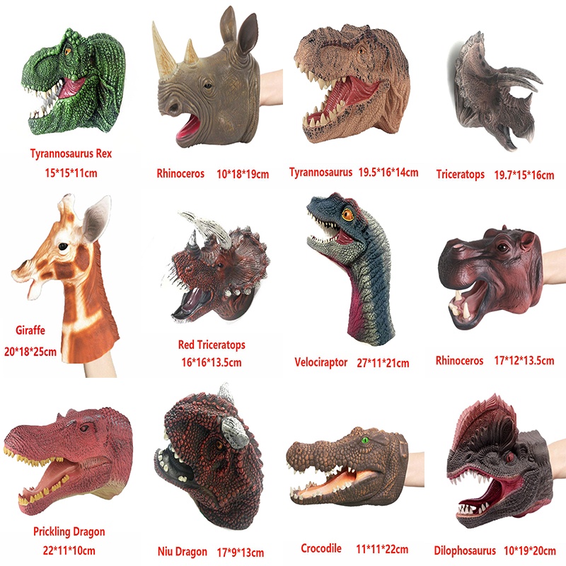 Con Rối Tay Khủng Long Nhựa Mềm