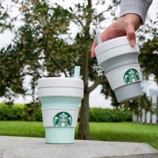 Ly Starbucks Stojo Mint - Green 475ml