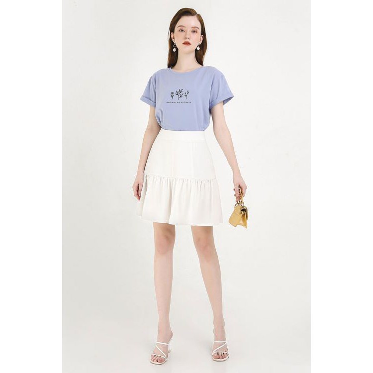 Chân váy ngắn xòe tầng ÀTOUS SOFIA dáng chữ A chất liệu thoáng nhẹ thiết kế trẻ trung năng động