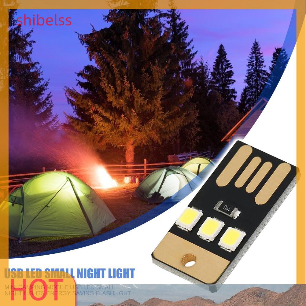 Đèn ngủ LED nhỏ mini USB tiết kiệm năng lượng thích hợp đi cắm trại | BigBuy360 - bigbuy360.vn
