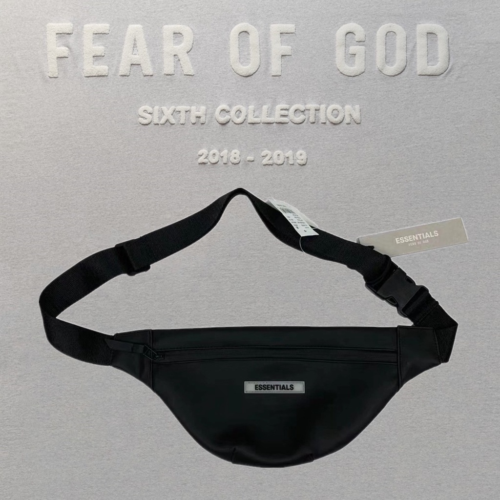 Túi đeo chéo FOG Bag 6th tam giác, Túi đeo hông Fear Of God, Chất liệu da chống nước, full tem, tag, DuSo