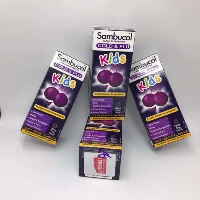 🌡Si-rô Sambucol Cold & Flu for Kids