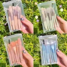 [Sẵn Hàng Giao Ngay] Full Bộ Cọ Gốm 8 Cây Tặng Kèm Túi Zip Vintage