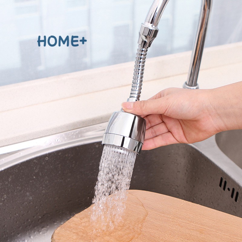 1pc Household Water Faucet Filter Extender Rotating Anti-splash Water Tap Booster Shower @vn