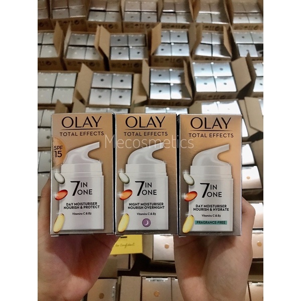 Kem Dưỡng Olay Total Effects 7 in 1 Night & Day Moisturiser Nourish 50ml