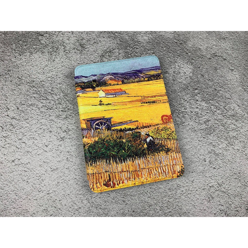 Bao da Kindle Paperwhite Van Gogh ấn tượng (Tặng kèm chống bụi cổng USB)