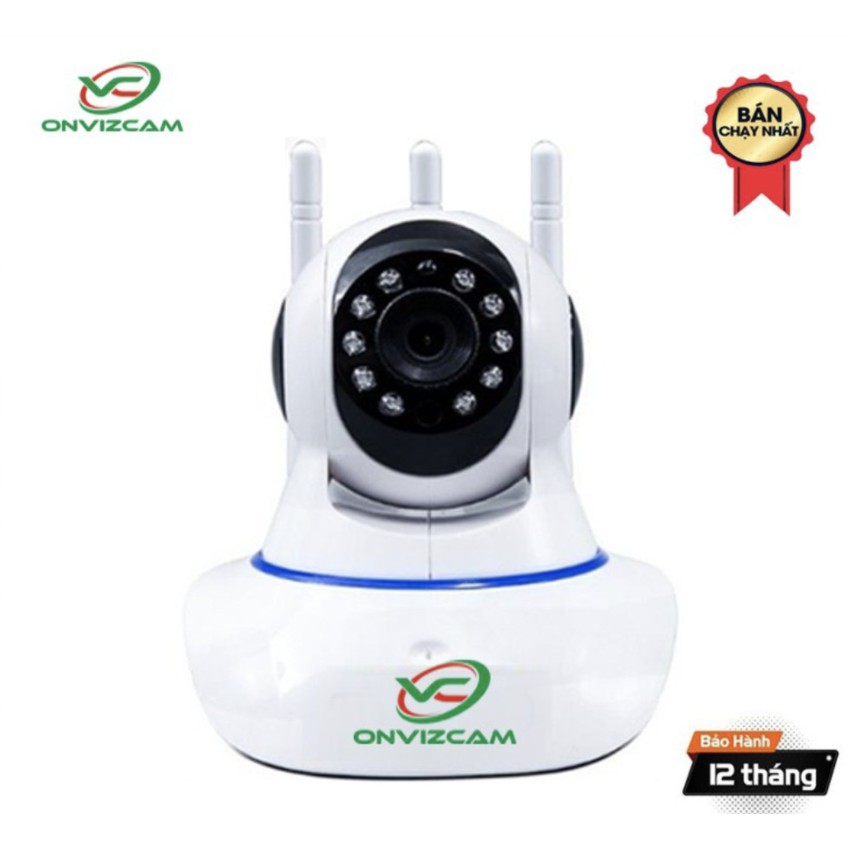 Camera WIFI 3 Râu 2.0mpx kèm thẻ nhớ xoay 360 ,đàm thoại 2 chiều ONVIZCAM app CareCam Pro nâng cấp từ Yoosee