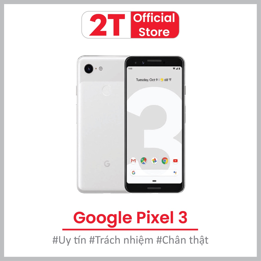 Điện thoại Google Pixel 3, chip snap 845 camera selfie siêu đẹp