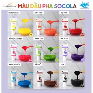 Màu Dầu pha Socola UNICORN 80ml