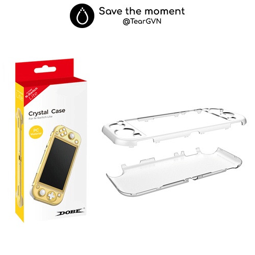 Ốp bảo vệ trong suốt cứng (DOBE) cho Nintendo Switch Lite