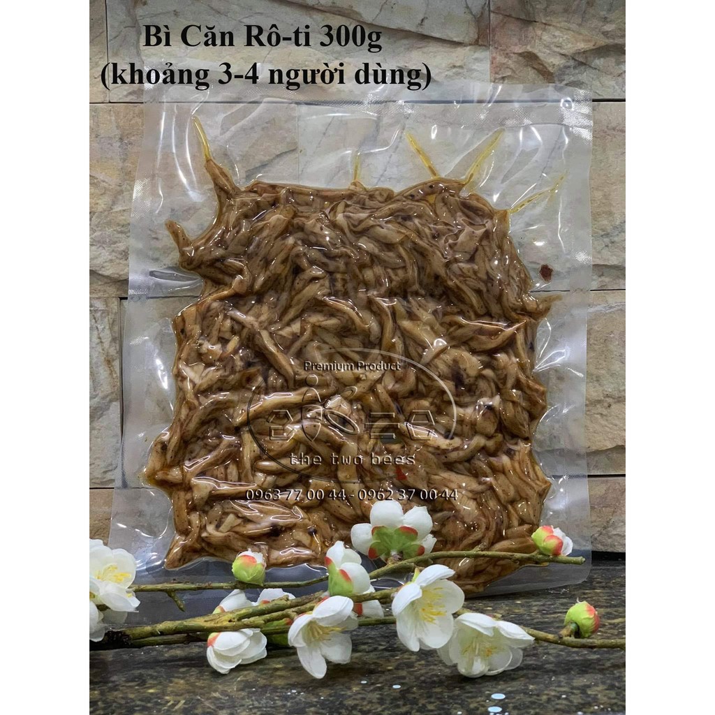 [Thực Phẩm Chay Nhà Làm] Bì Căn Rô-Ti 300 gram- Món Chay Dân Dã