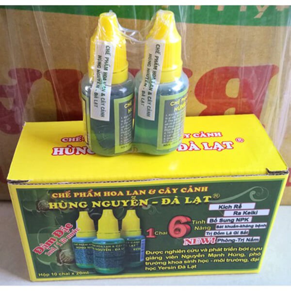 Thuốc kích rễ, trị nấm hiệu quả Hùng Nguyễn cho lan cây cảnh 2 lọ 40 ml - T21