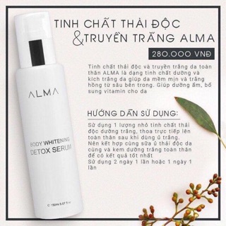 Bộ tắm trắng ALMA