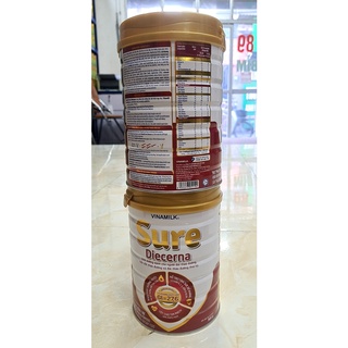 (Bao bì mới) Sữa bột Vinamilk Sure Diacerna/Diecerna 900g