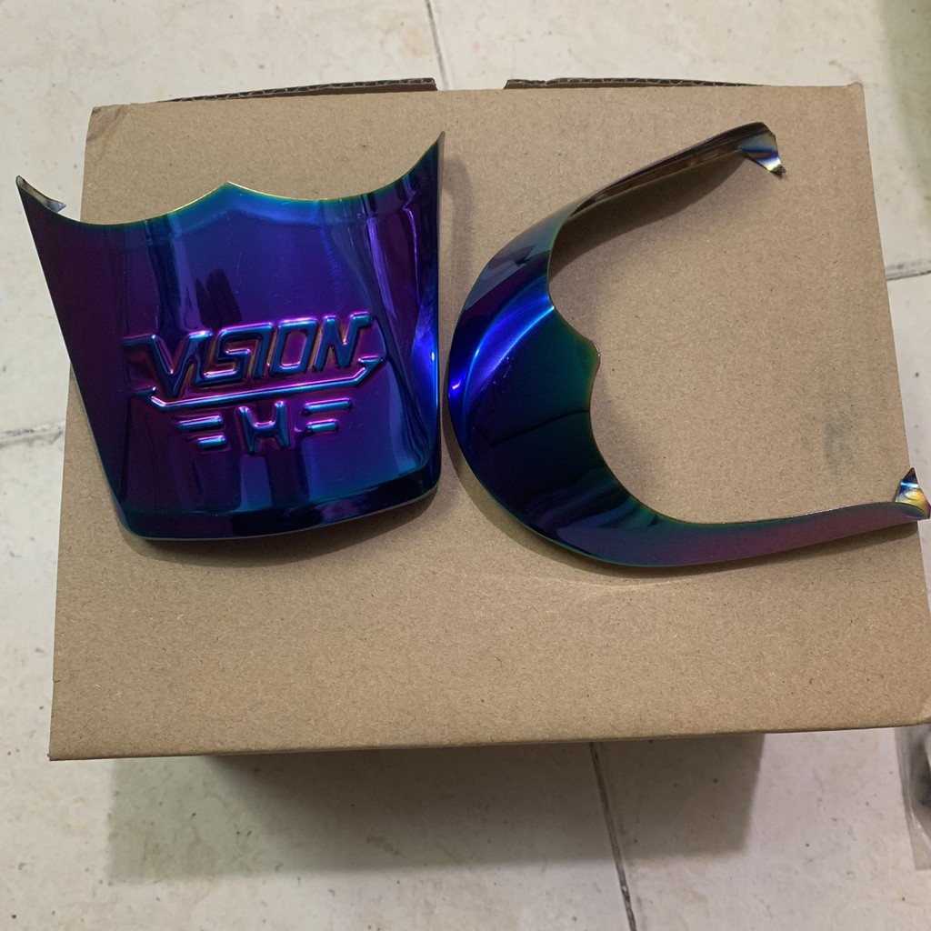 Ốp Dè Trước Sau Vision 2021 Inox