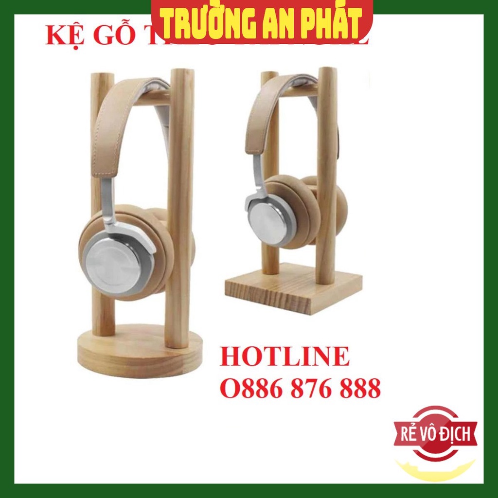 ❤️ Giá Treo Tai Nghe, Kệ Đỡ HeadPhone Bằng Gỗ Thông Tự Nhiên Tinh Tế