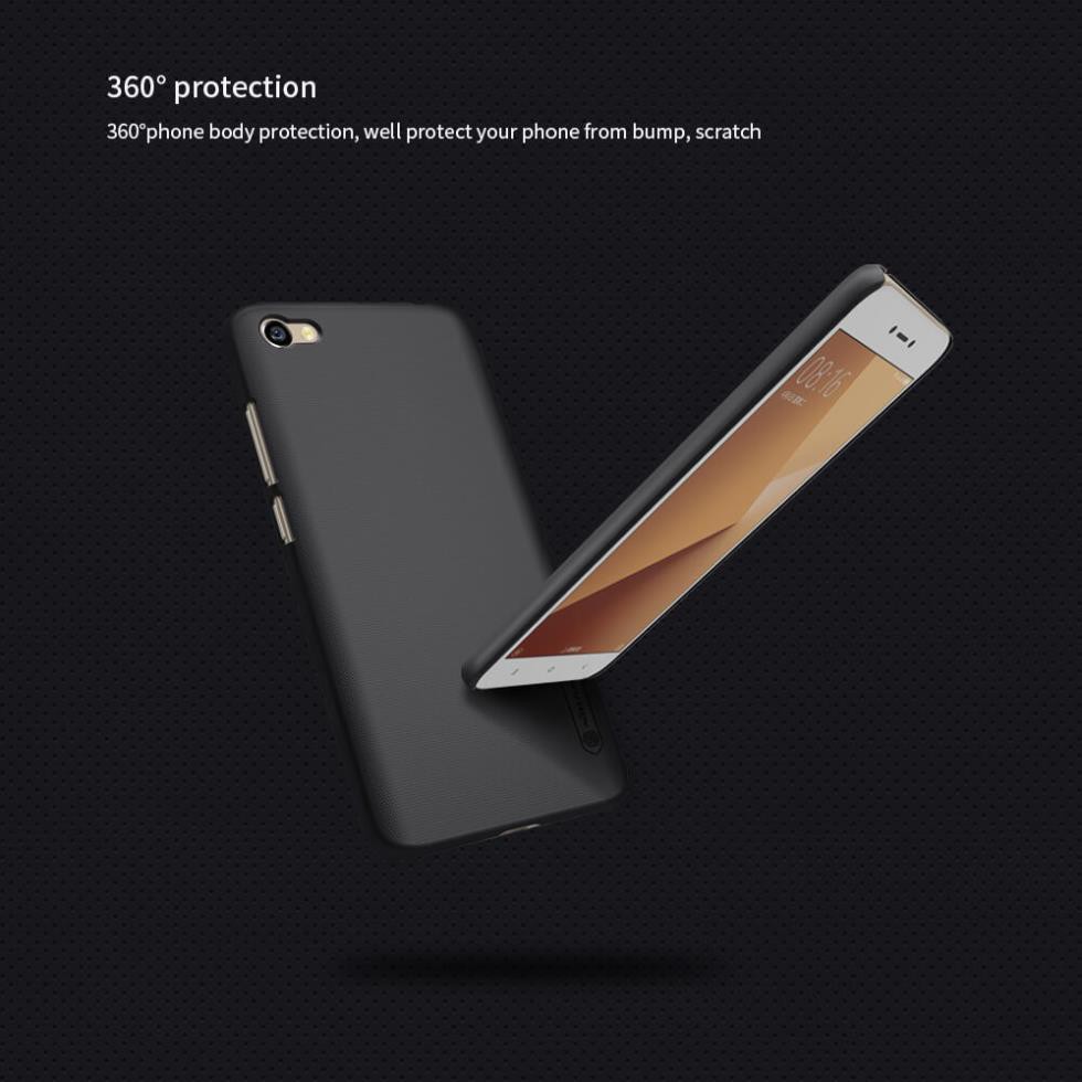 Ốp Lưng Sần Chống Sốc Cho Xiaomi Redmi Note 5A hiệu Nillkin (tặng kèm giá đỡ hoặc miếng dán từ tính) - Hàng chính hãng