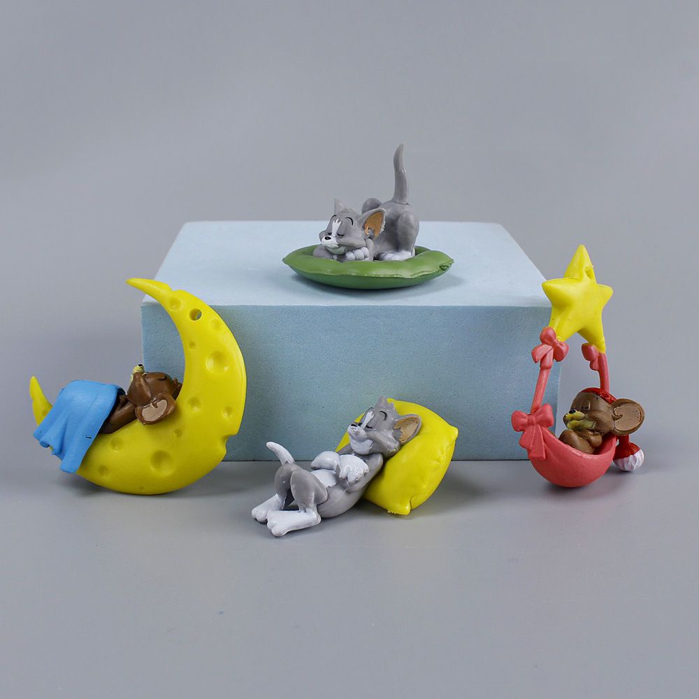 Set 5 Đồ trang trí Tom Và Jerry Dễ Thương Cho Bé