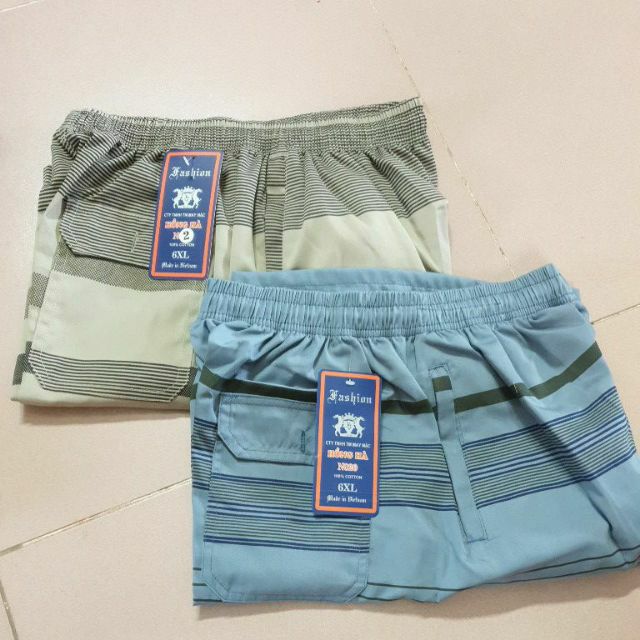 Quần short kẻ ngố nam hàng đẹp 55kg đến 75 kg
