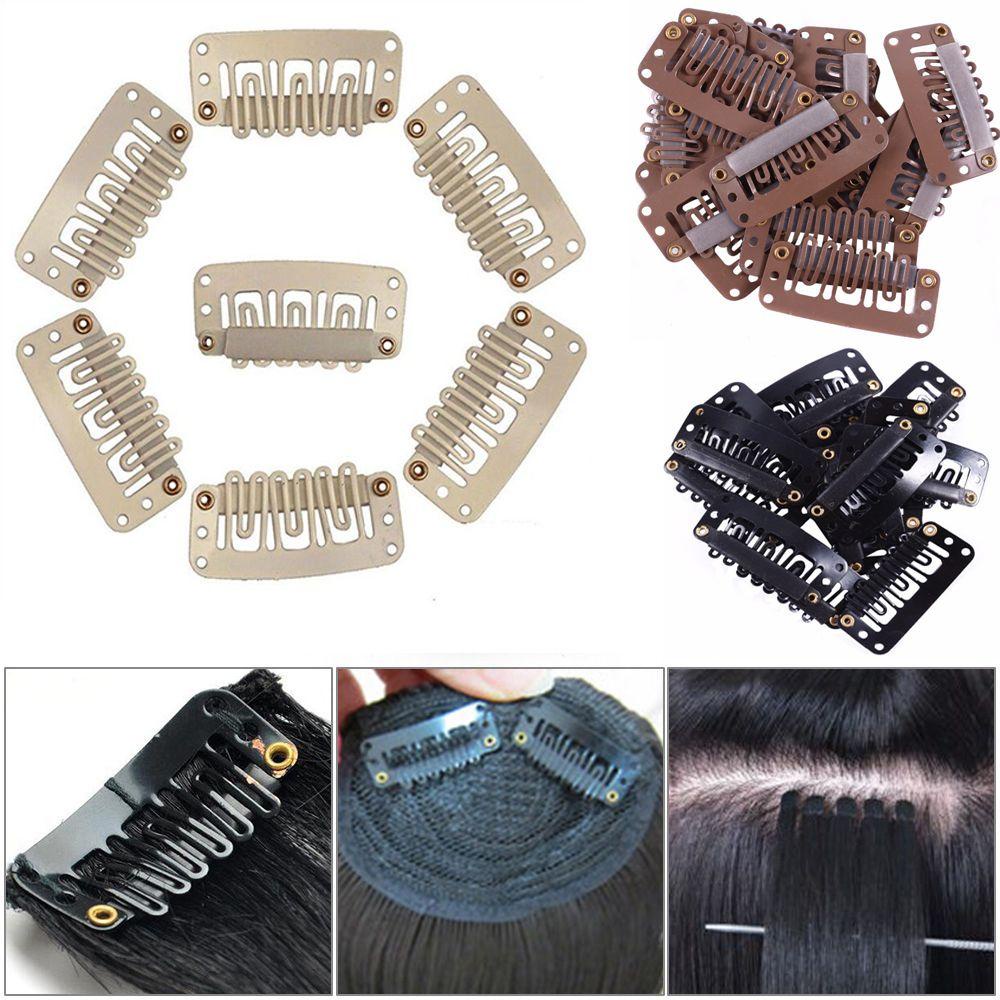 ANEMONE Kẹp Kim Loại Hình Chữ U Tàng Hình Dùng Nối Tóc Chuyên Dụng
