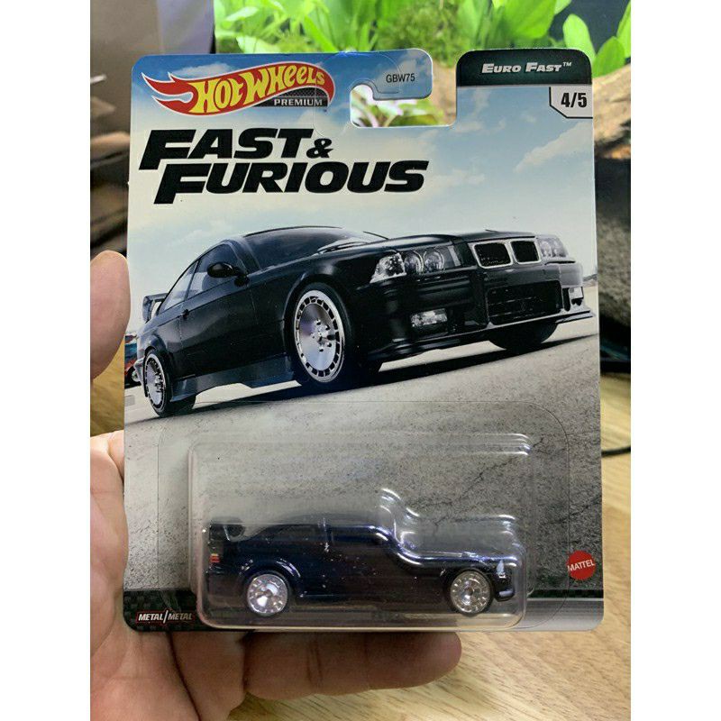 Xe mô hình Hot Wheels 1/64 Fast & Furious series Euro Fast