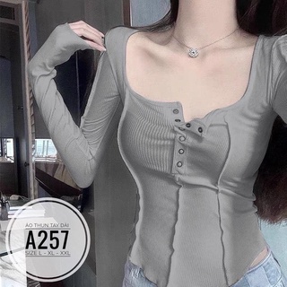 Áo thun gân tay dài bigsize