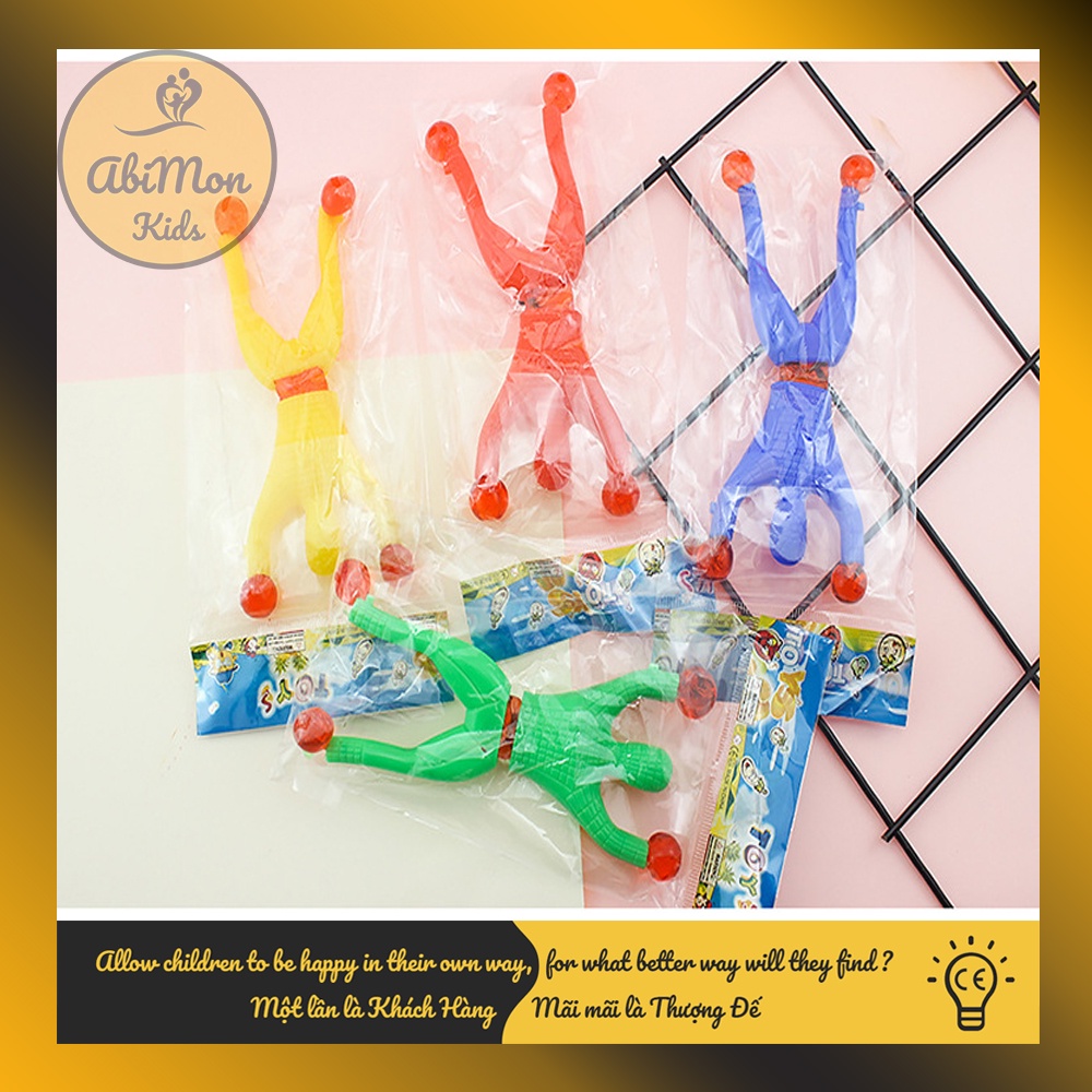 Đồ Chơi Người Nhện Dính Tường Vui Nhộn Cho Bé ☘️ Montessori cao cấp ✨ Đồ chơi Giáo Dục - An toàn - Thông minh