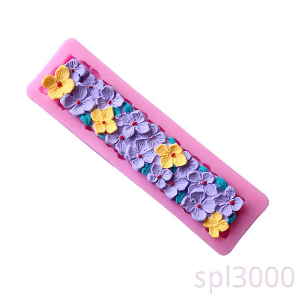 Khuôn Silicone Tự Tạo Hình Hoa Trang Trí Bánh