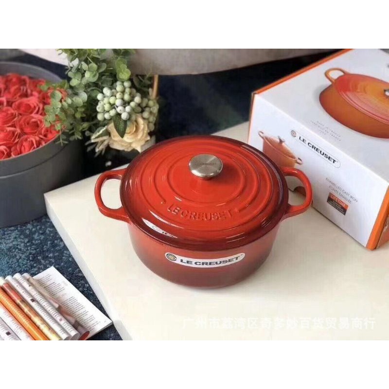 Nồi Gang Tráng Men Le Creuset size 24cm - Thương hiệu Pháp