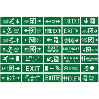 ĐÈN  EXIT 2 MẶT DÙNG BÁO LỐI THOÁT KHI CHÁY NỔ