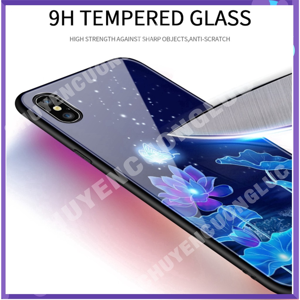 [BAO GIÁ]  Ốp điện thoại tráng gương hình hoa bướm cho Samsung Galaxy A6 A7 A8 A9 2018 Plus A750 A530 A730 A9S PRO 2019