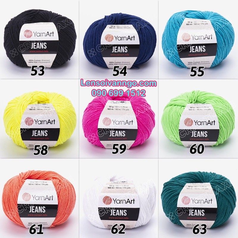 Len jeans yarn art 50g