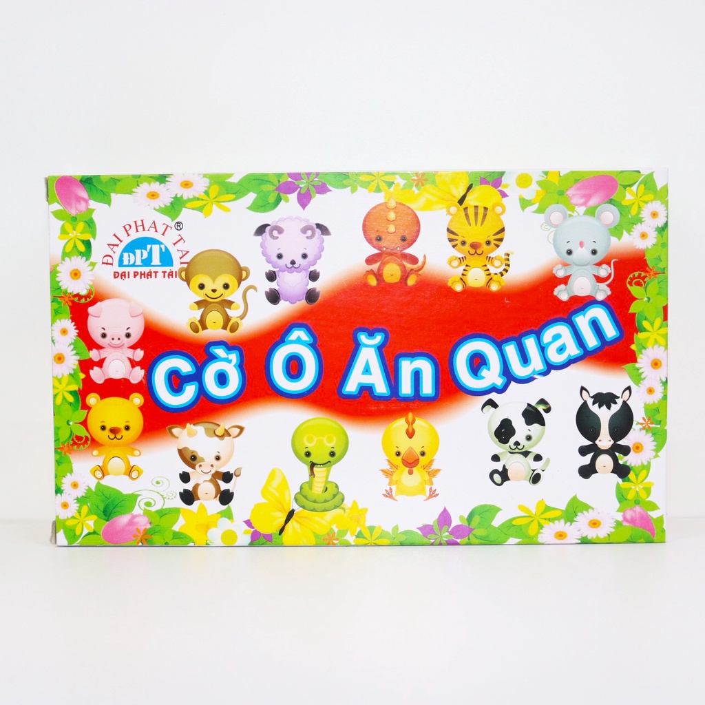 Cờ Ô Ăn Quan 12 Con Giáp - Đại Phát Tài - Bộ Trò Chơi Dân Gian Bản Đẹp 12 Con Giáp - Chợ Lớn Giá Sỉ