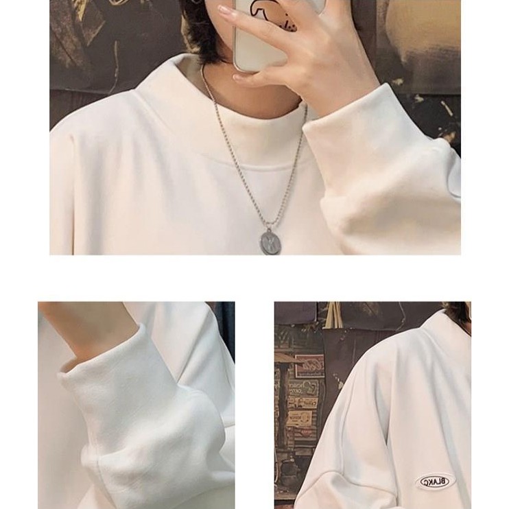 Áo sweater nỉ cotton dài tay thời trang | BigBuy360 - bigbuy360.vn